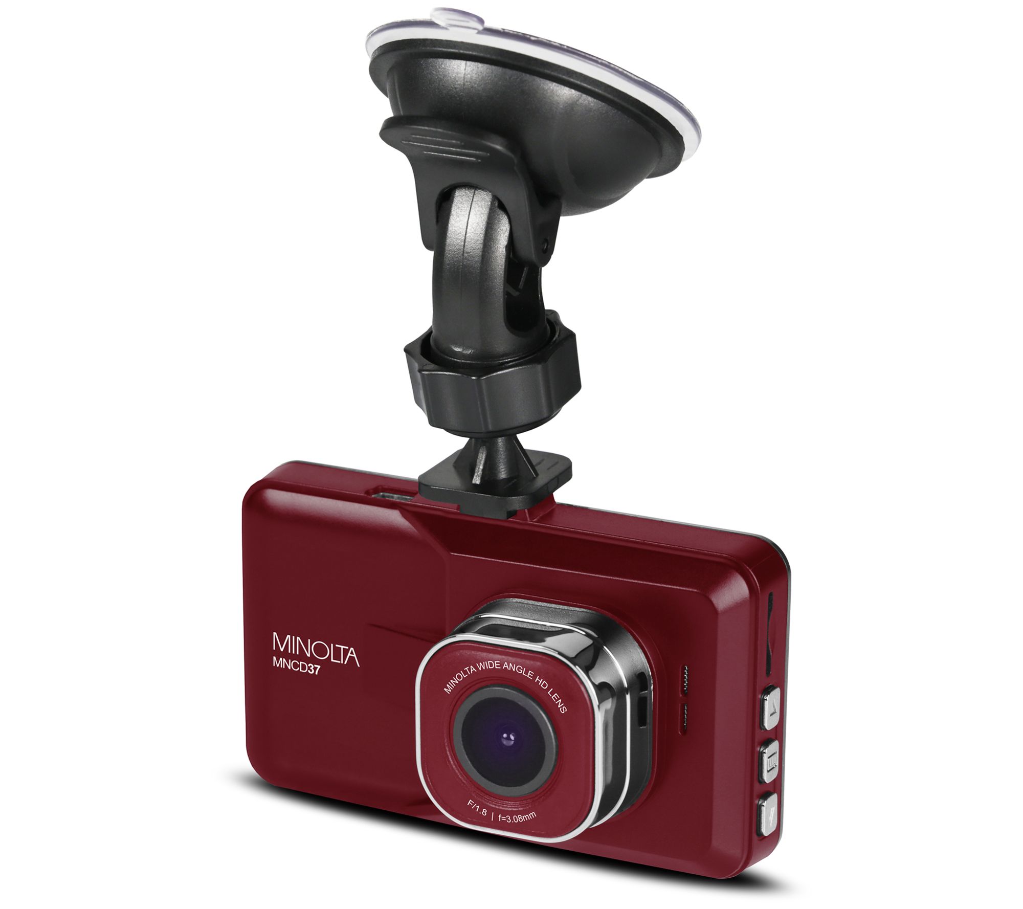 Minolta 3" 1080p FHD LCD Screen Dash Camera w/ SD Card