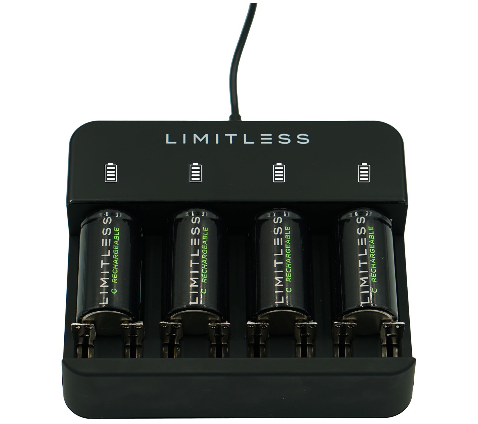 Limitless Rechargeable Batteries with Digital Display Charging Dock ...