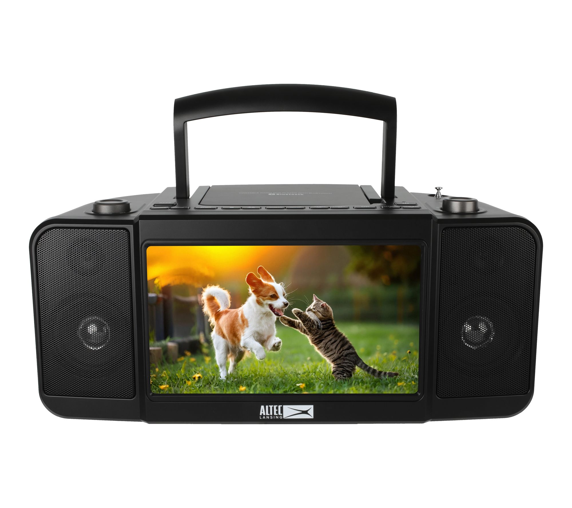 Altec Lansing 10" TV Streaming Boombox with CD DVD and Radio
