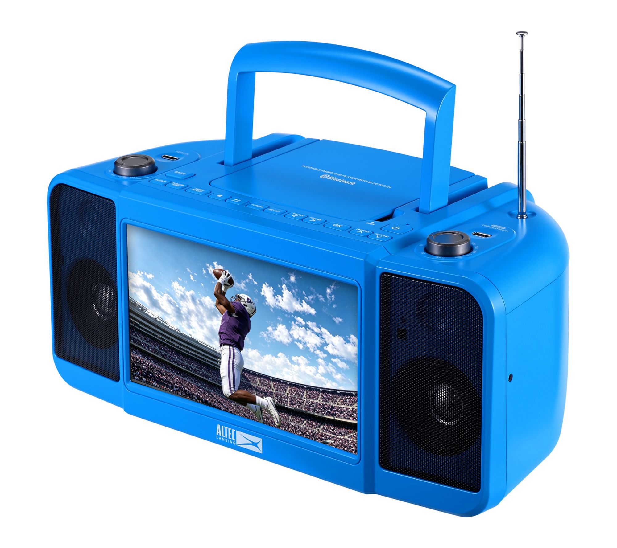 Altec Lansing 10" TV Streaming Boombox with CD DVD and Radio
