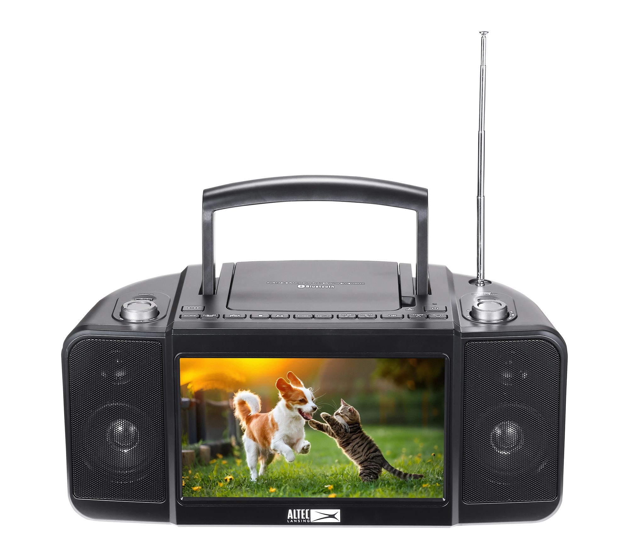Altec Lansing 10" TV Streaming Boombox with CD DVD and Radio