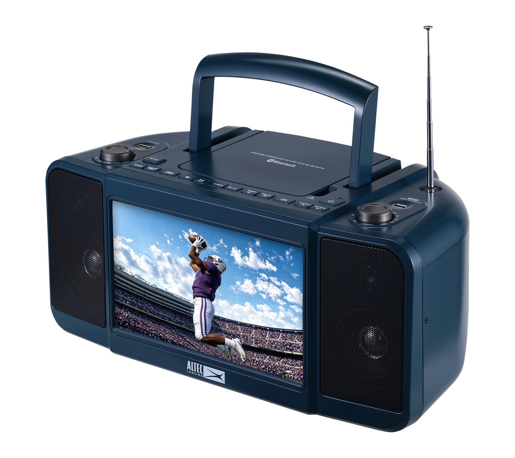 Altec Lansing 10" TV Streaming Boombox with CD DVD and Radio