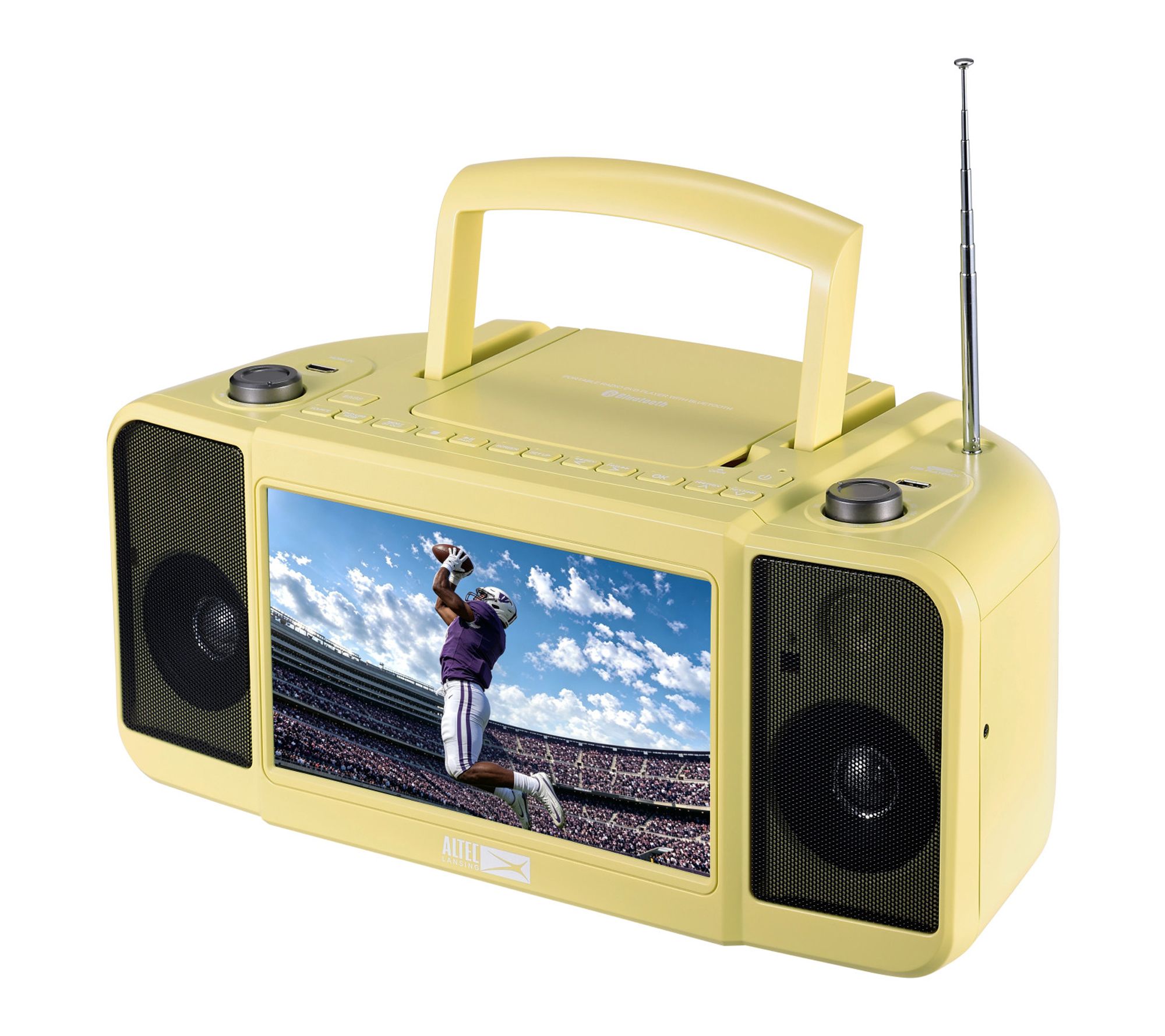 Altec Lansing 10" TV Streaming Boombox with CD DVD and Radio