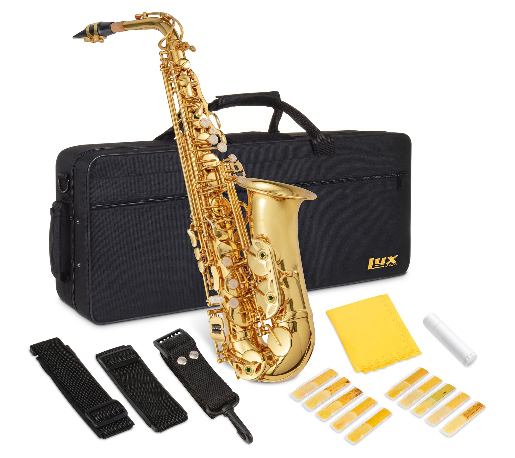 LyxJam Nickel-Plated E-Flat Alto Saxophone