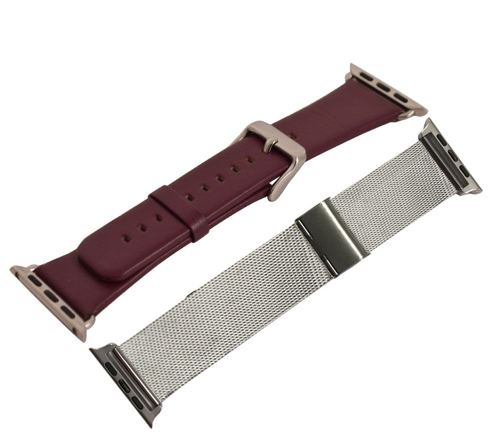 Digital Gadgets 2-Pack Replacement Bands for Apple Watch 42mm