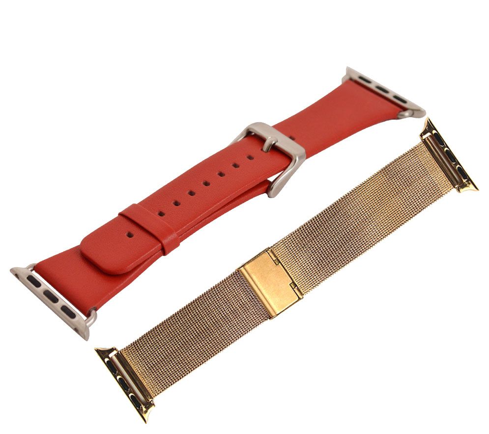 Digital Gadgets 2-Pack Replacement Bands for Apple Watch 42mm