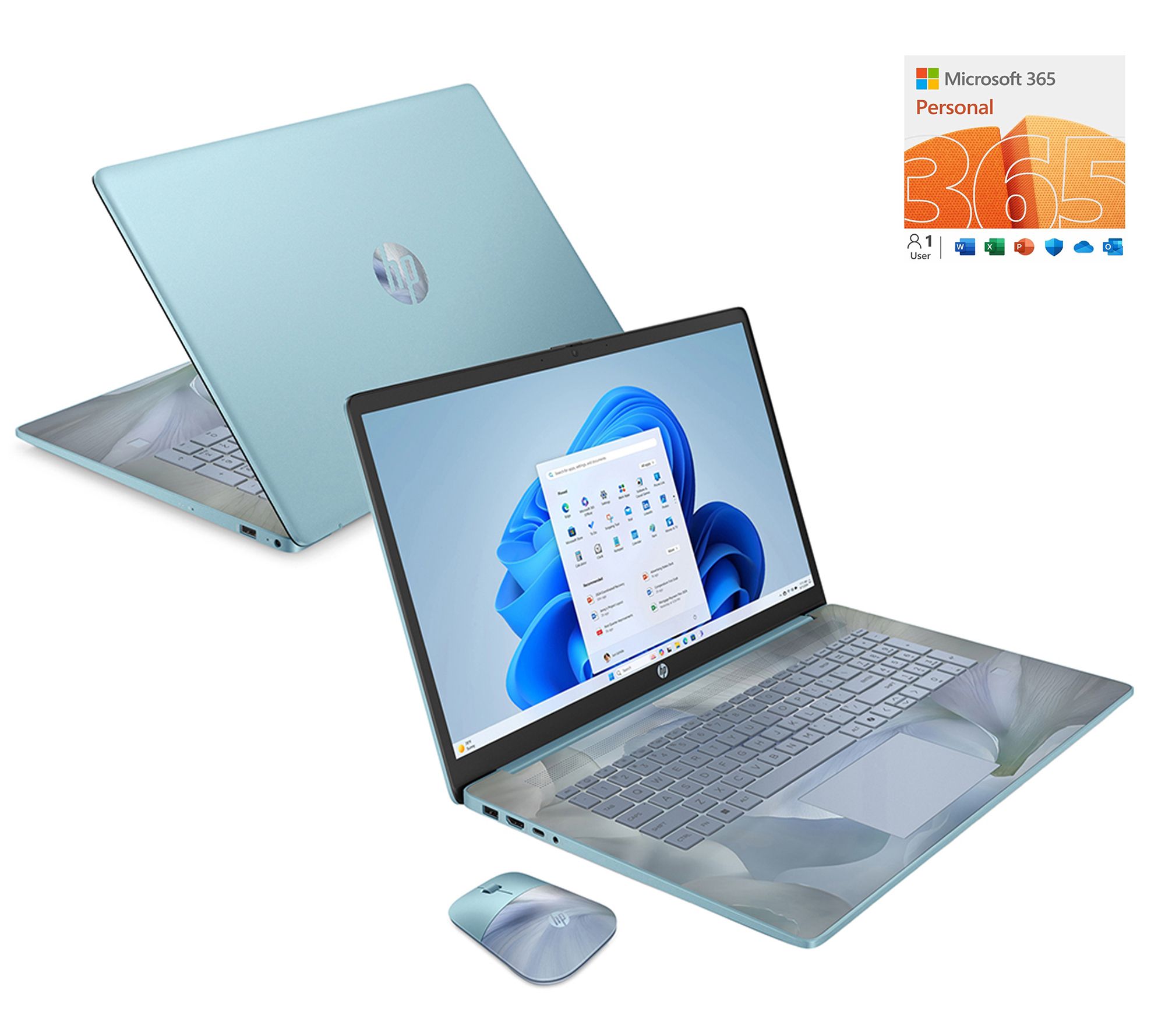 HP 17" Touch Intel N200 4GB RAM 128GB SSD w/ MS365 & Voucher