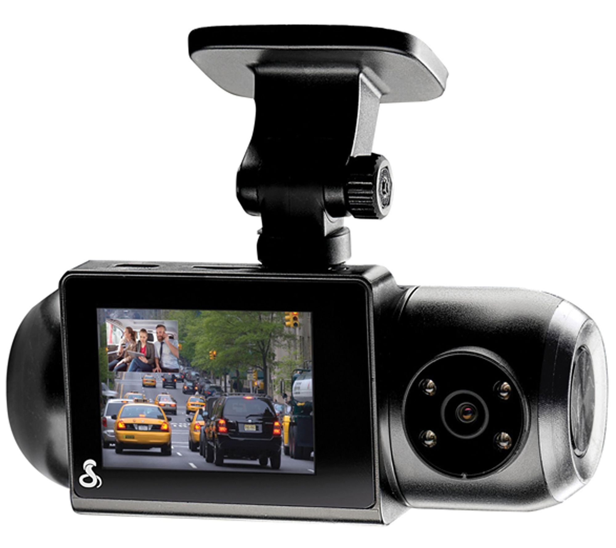 Minolta MNCD410T FHD Front & Rear View Dash Camera with 3-Ch