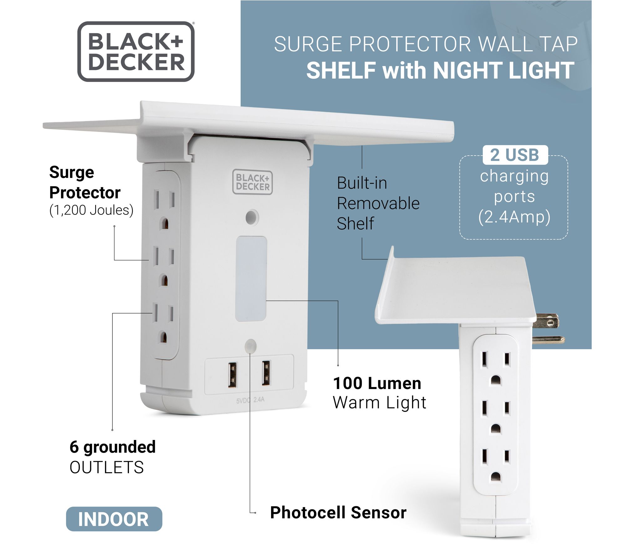 BLACK + DECKER 3-Pack Grounded Indoor Wireless Remote Outlets on QVC 