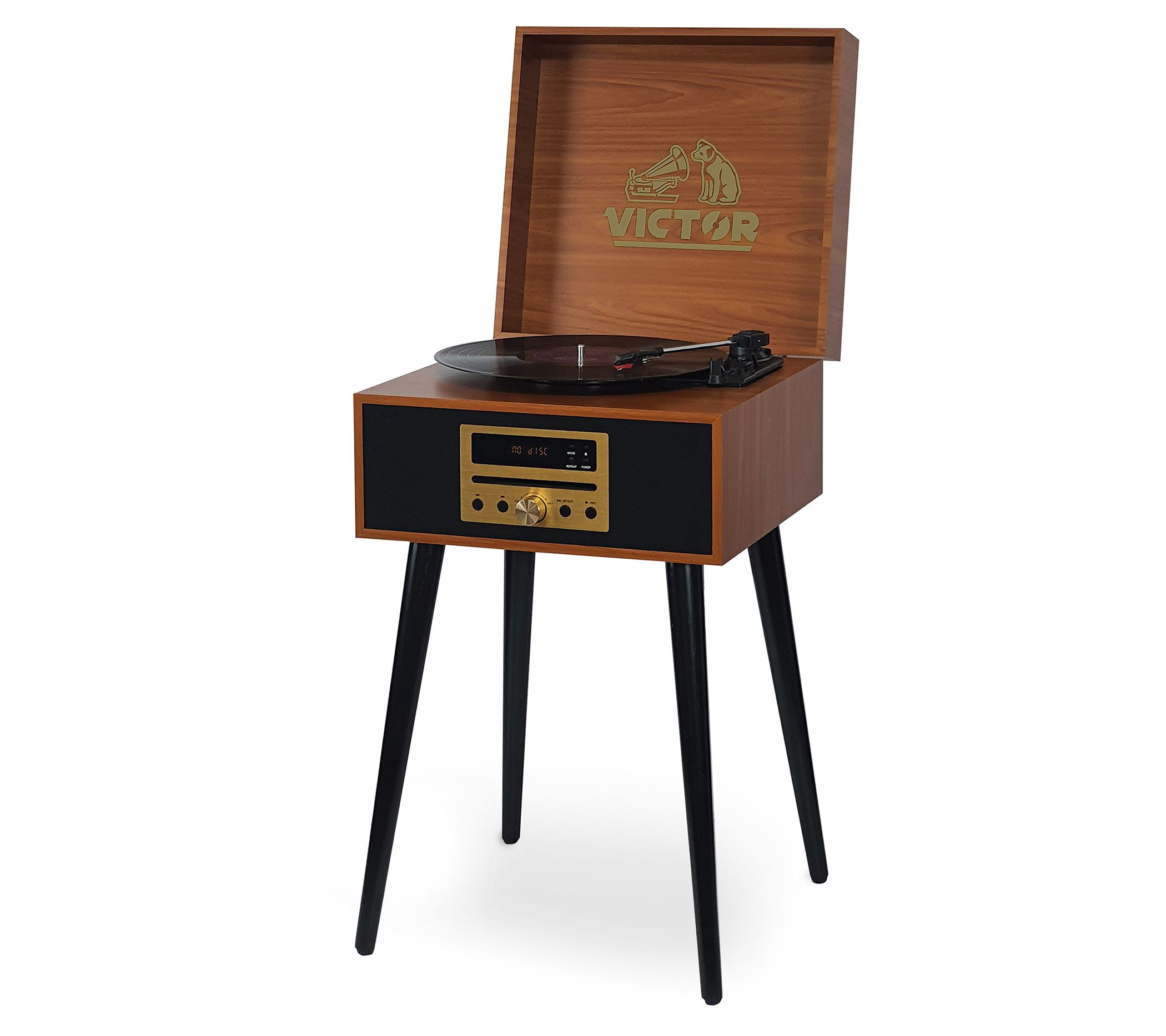 Victor Newbury 8-In-1 Turntable Music Center
