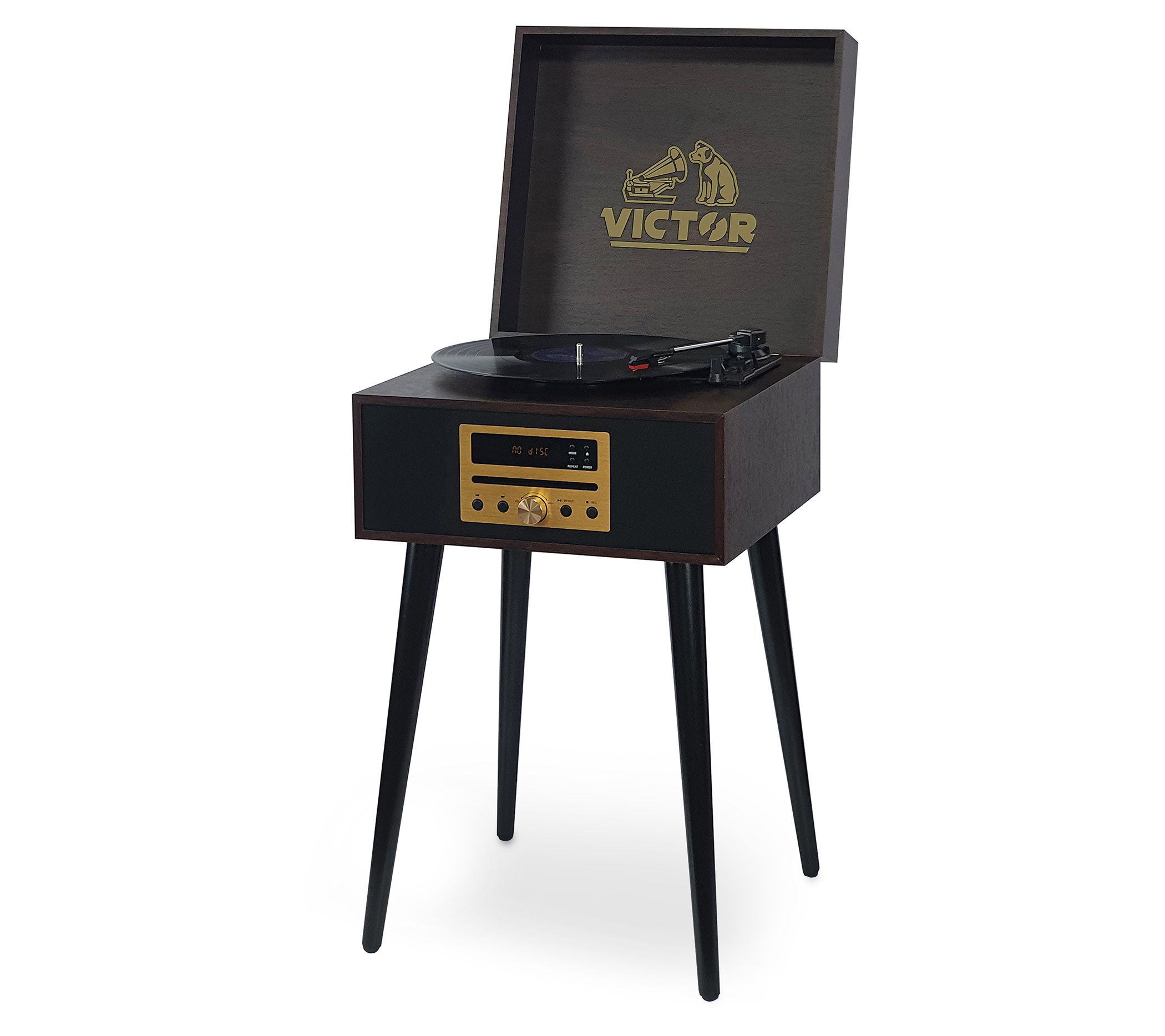 Victor Newbury 8-In-1 Turntable Music Center
