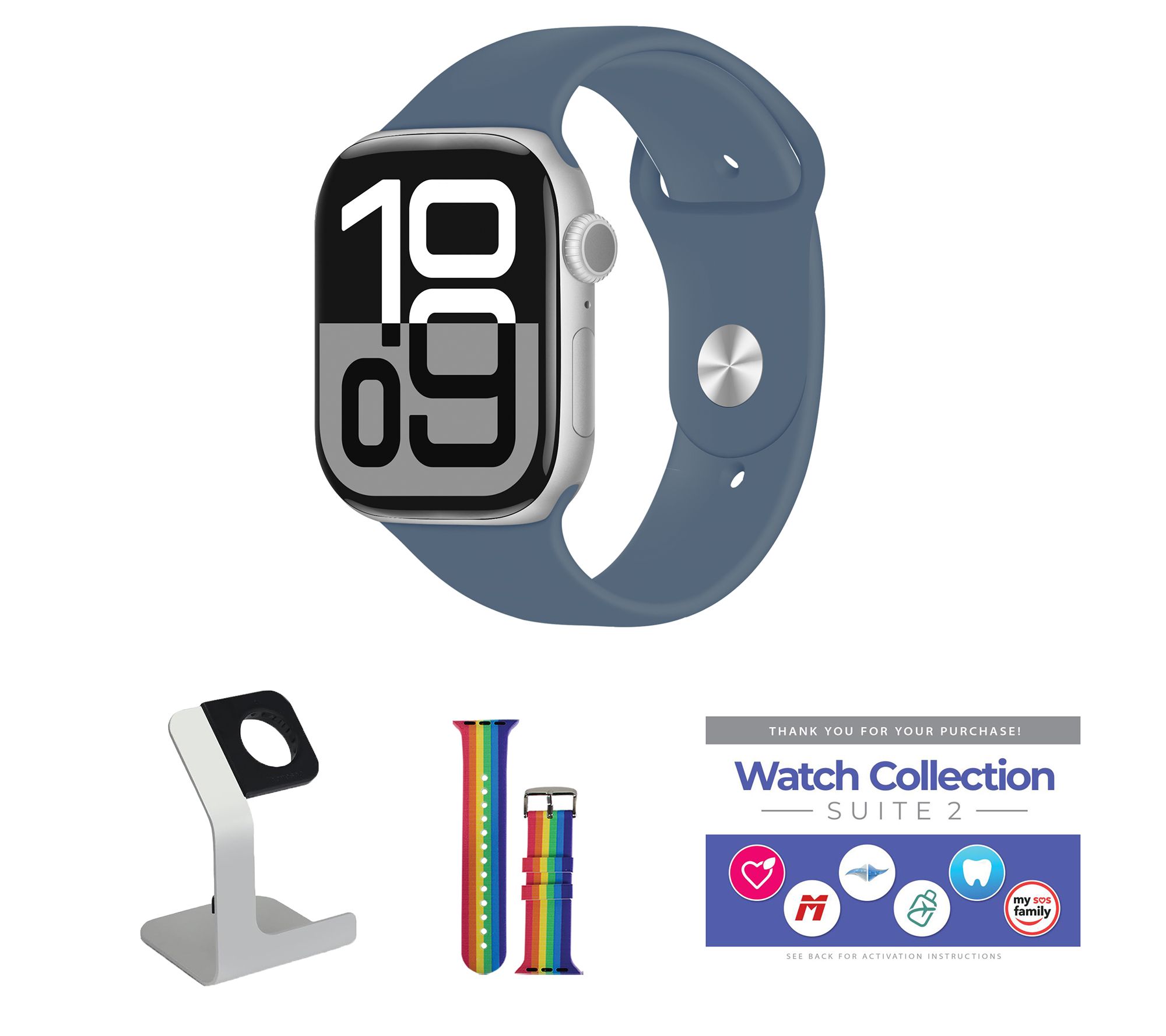 Apple Watch Series 10 GPS + Cellular 46mm M/L Bundle