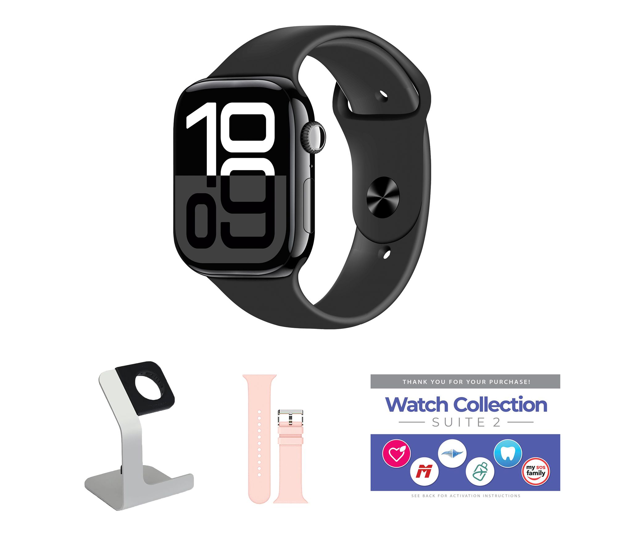 Apple Watch Series 10 GPS + Cellular 46mm M/L Bundle