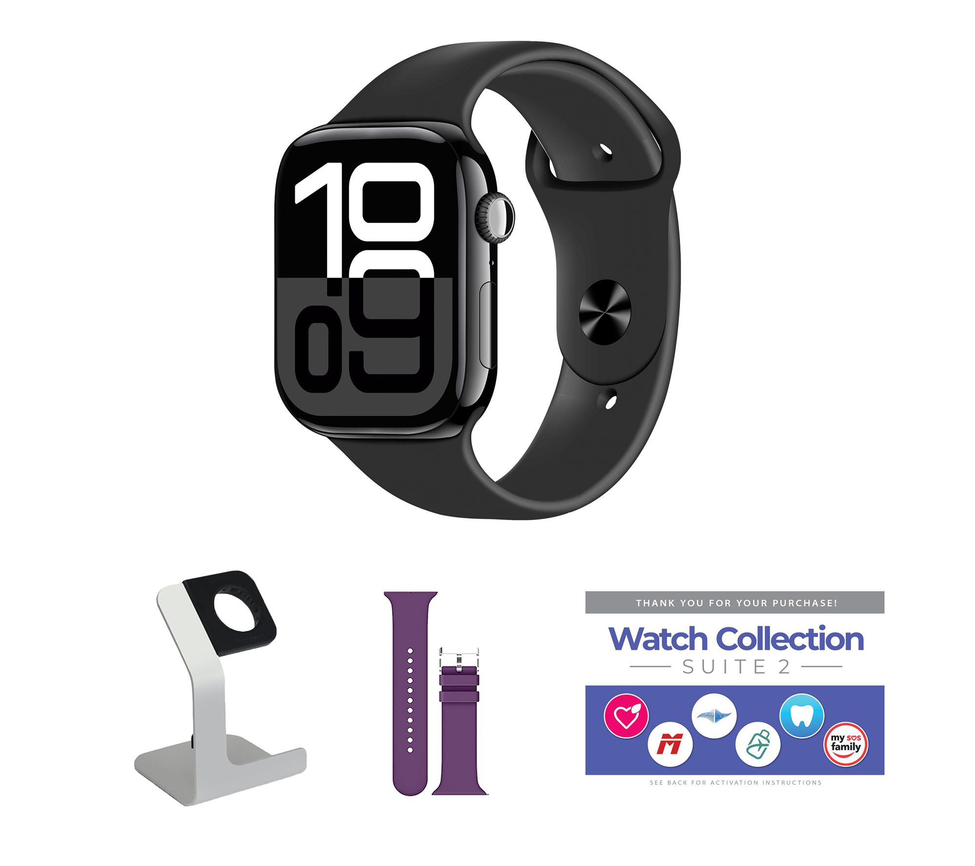 Apple Watch Series 10 GPS + Cellular 46mm M/L Bundle