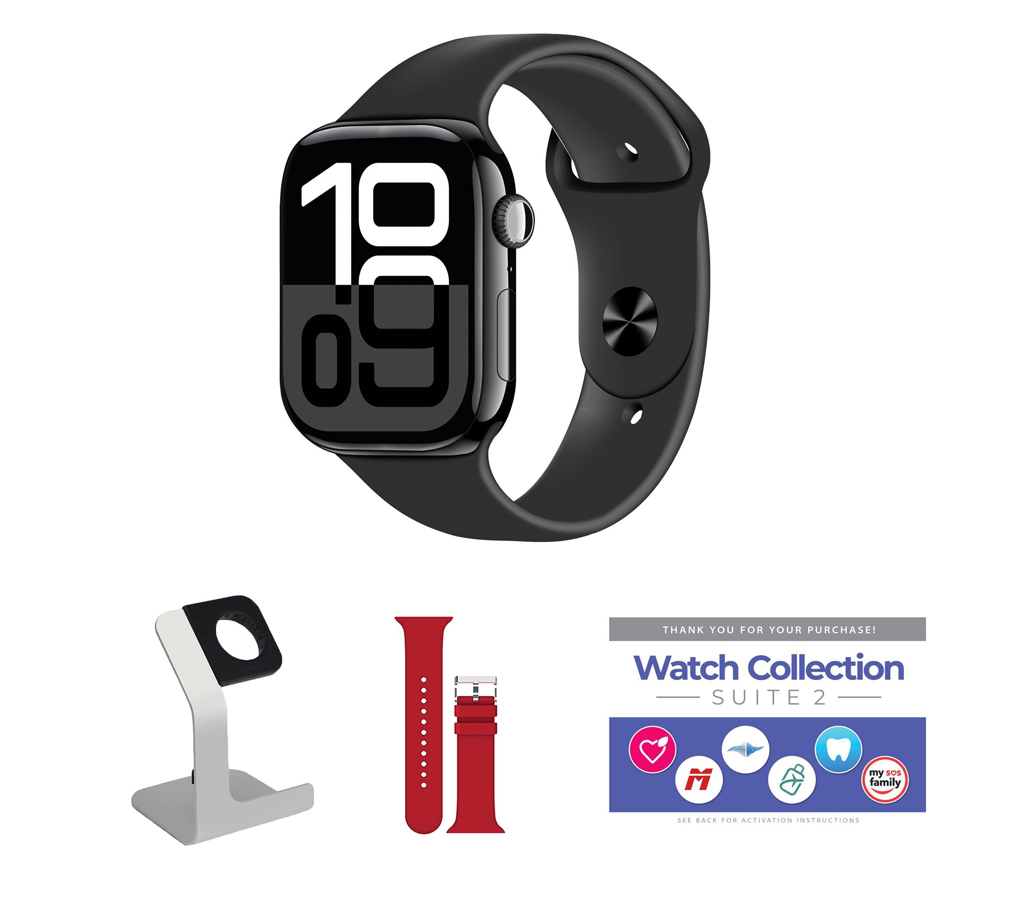 Apple Watch Series 10 GPS + Cellular 46mm M/L Bundle