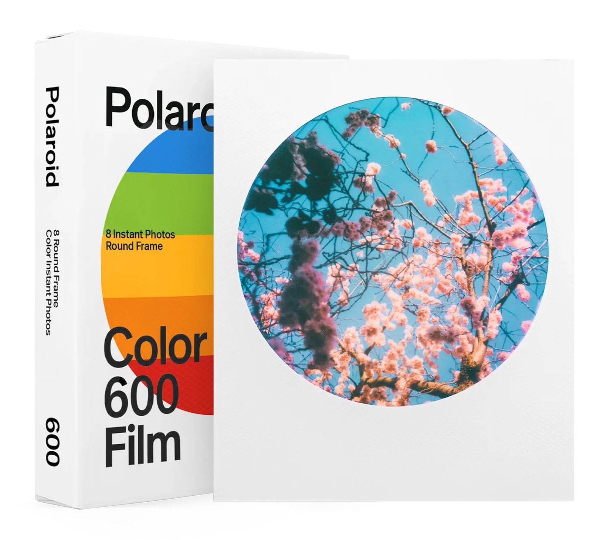 Polaroid Color 600 Film, Round Frames (8 Exposures)