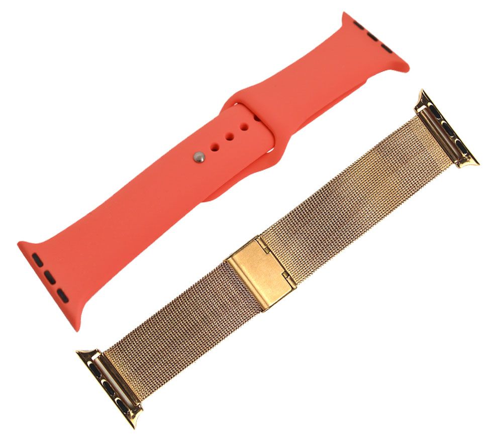 Digital Gadgets 2-Pack Replacement Bands for Apple Watch 42mm
