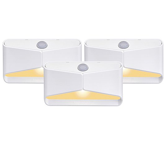 Mr Beams Set of 3 Wireless Amber LED Night-Lights