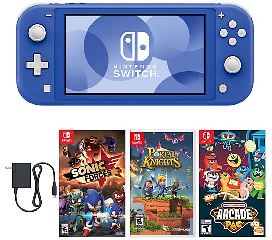Nintendo Switch Lite with Three Games - QVC.com
