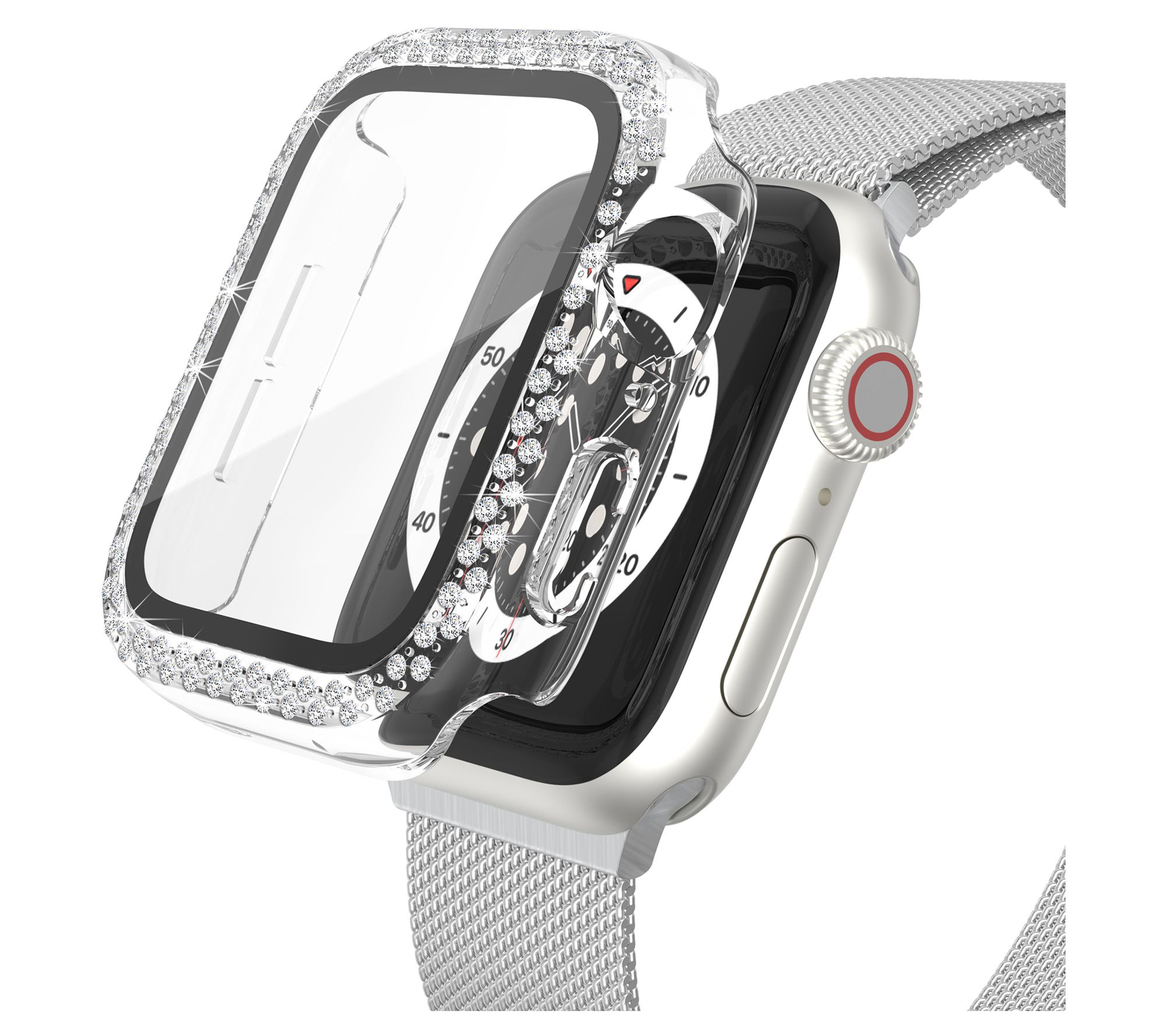 WorryFree Gadgets Apple Watch 44mm Bumper CasereenProtector