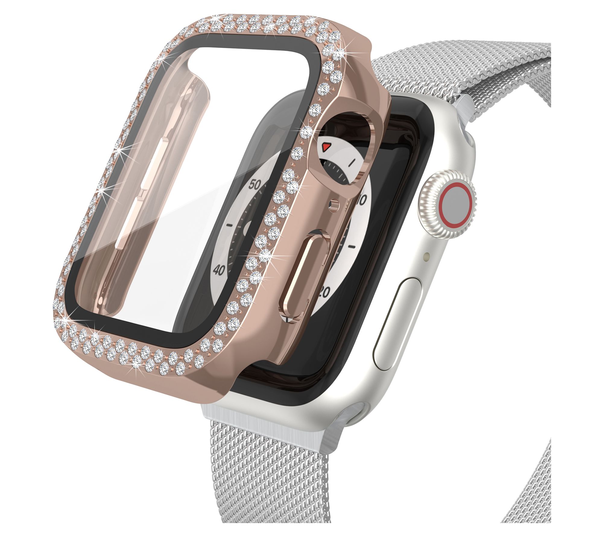 WorryFree Gadgets Apple Watch 44mm Bumper CasereenProtector