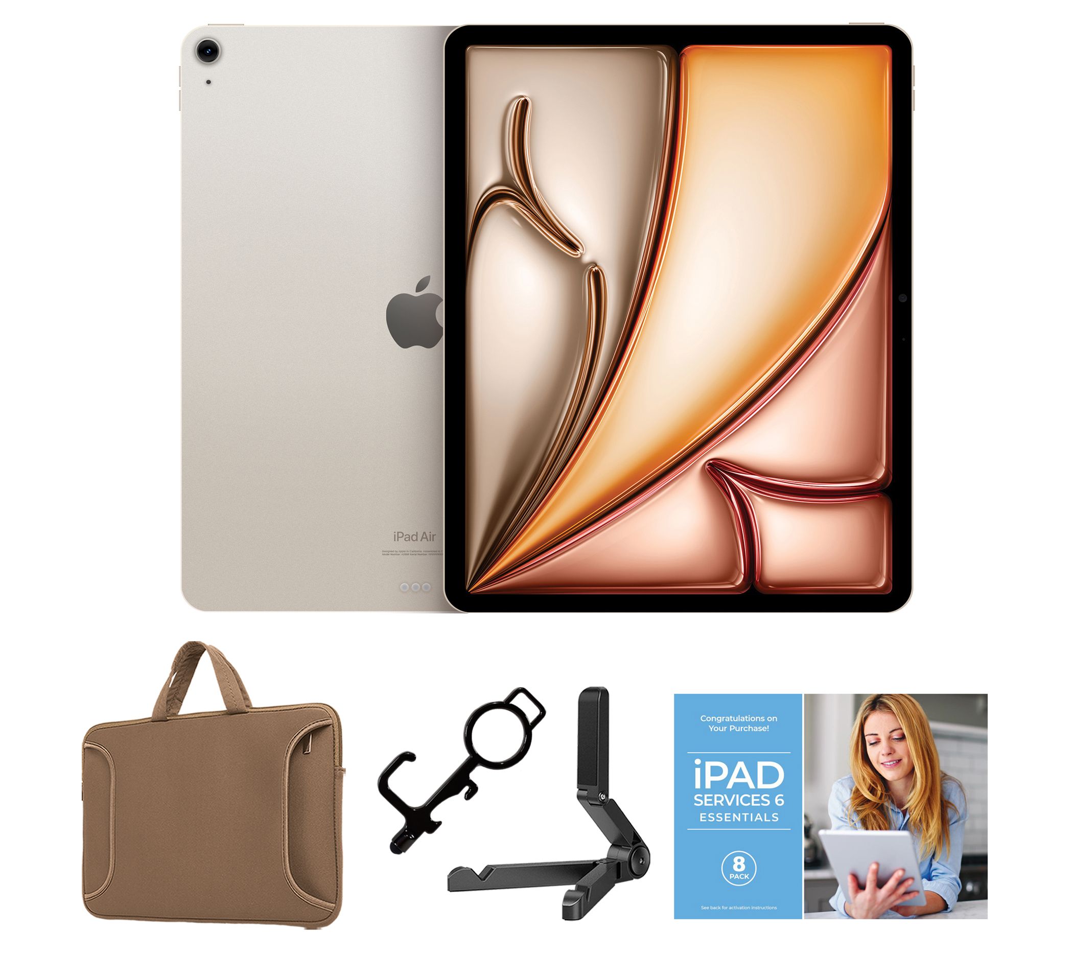 Apple iPad Air 13" M2 256GB Wi-Fi +Cellular Bundle