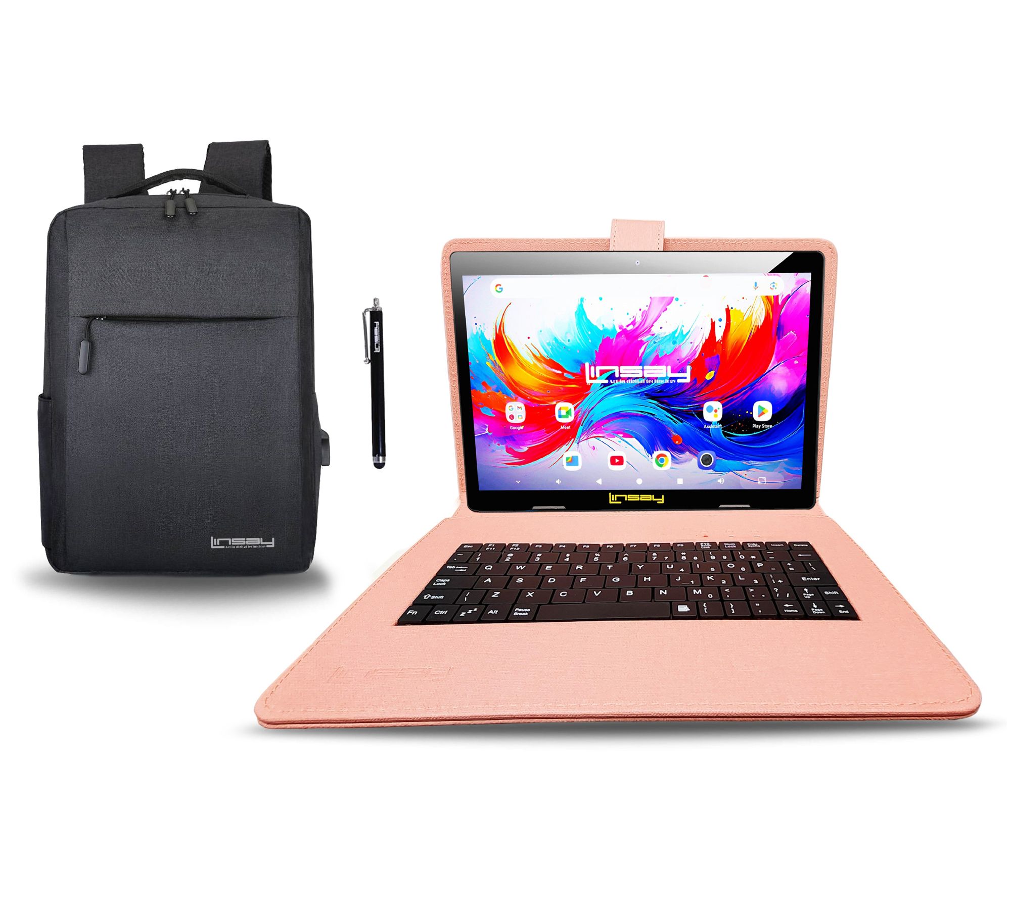 LINSAY10.1" OCTA CORE 4GB RAM 256GB STORAGE w/BUNDL BACKPACK