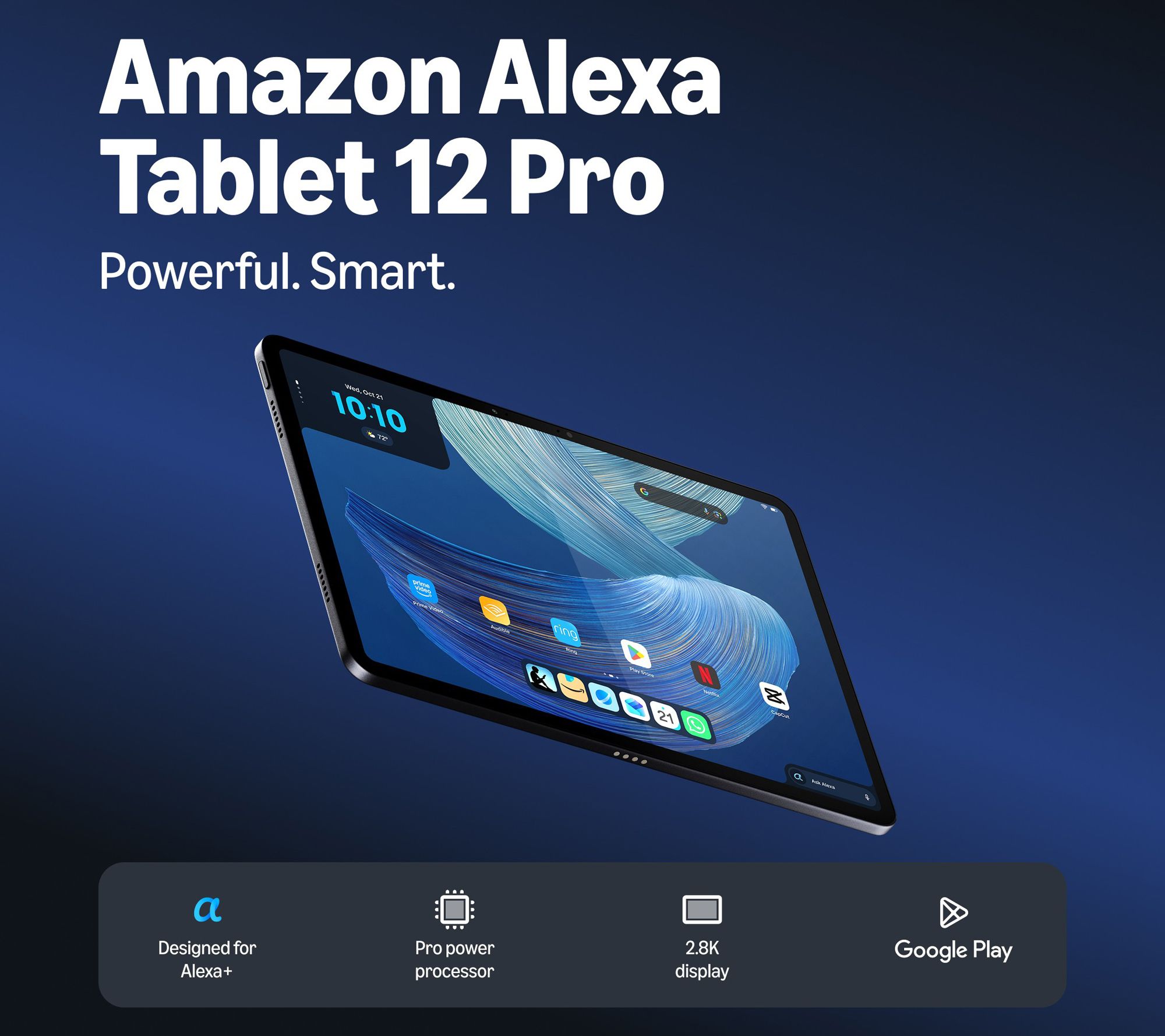 All New Amazon Alexa Tablet 12 Pro 8GB RAM 128GB with Alexa+ | QVC