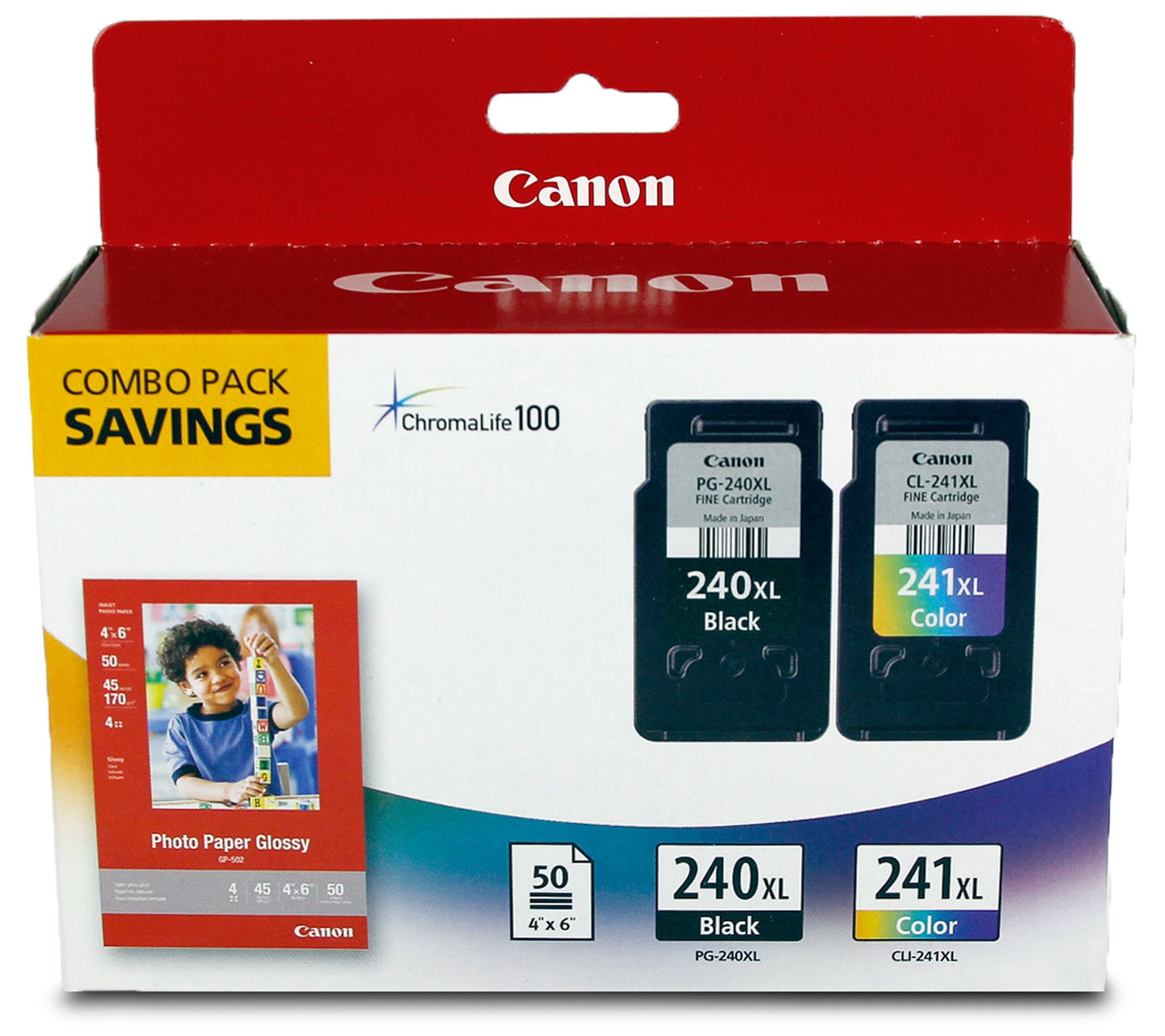 Canon PG-240XL/CL-241XL GP-502 Ink Combo Pack