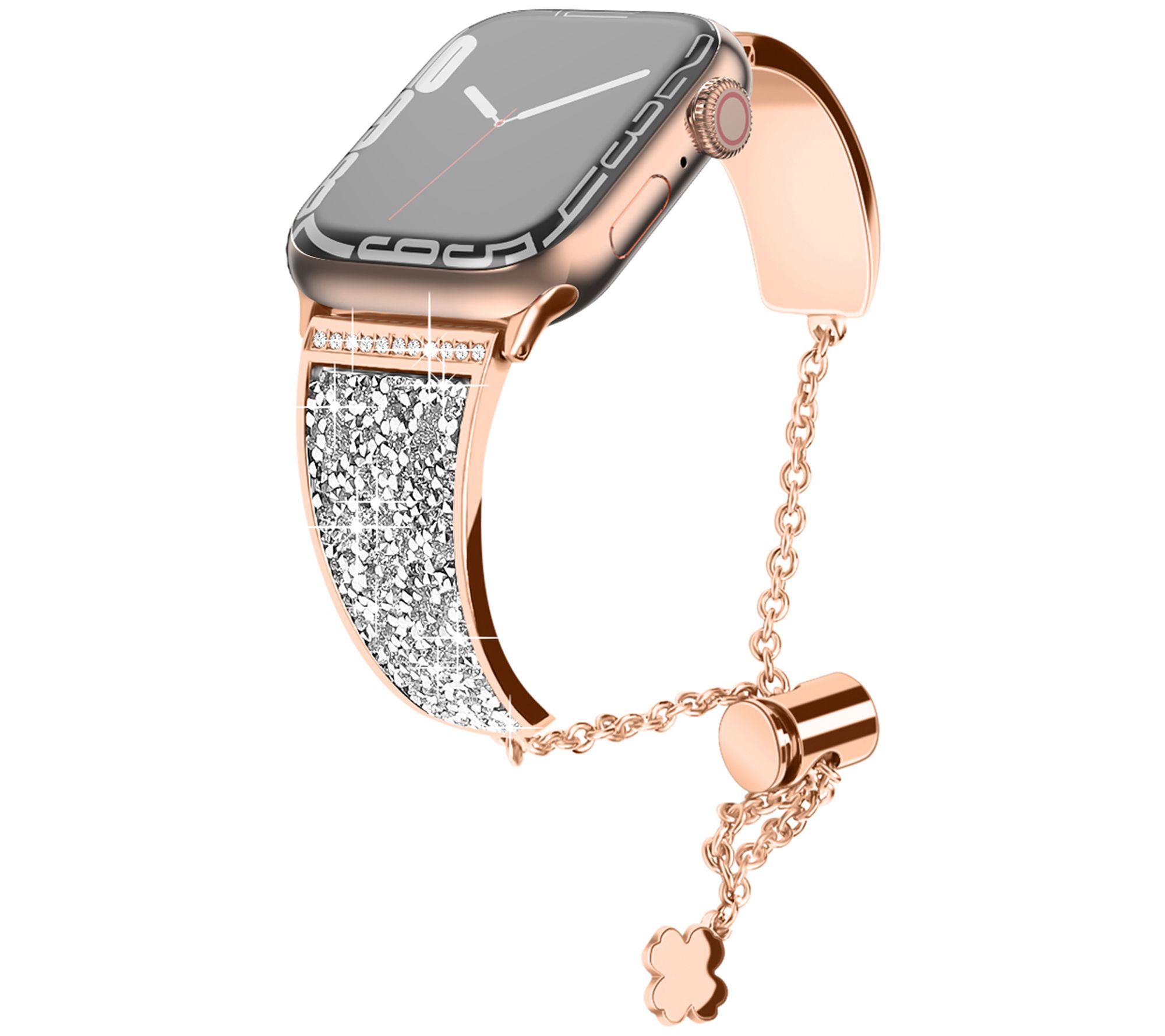 WorryFree Gadgets Apple Watch 42/44/45mm Metalystal Band