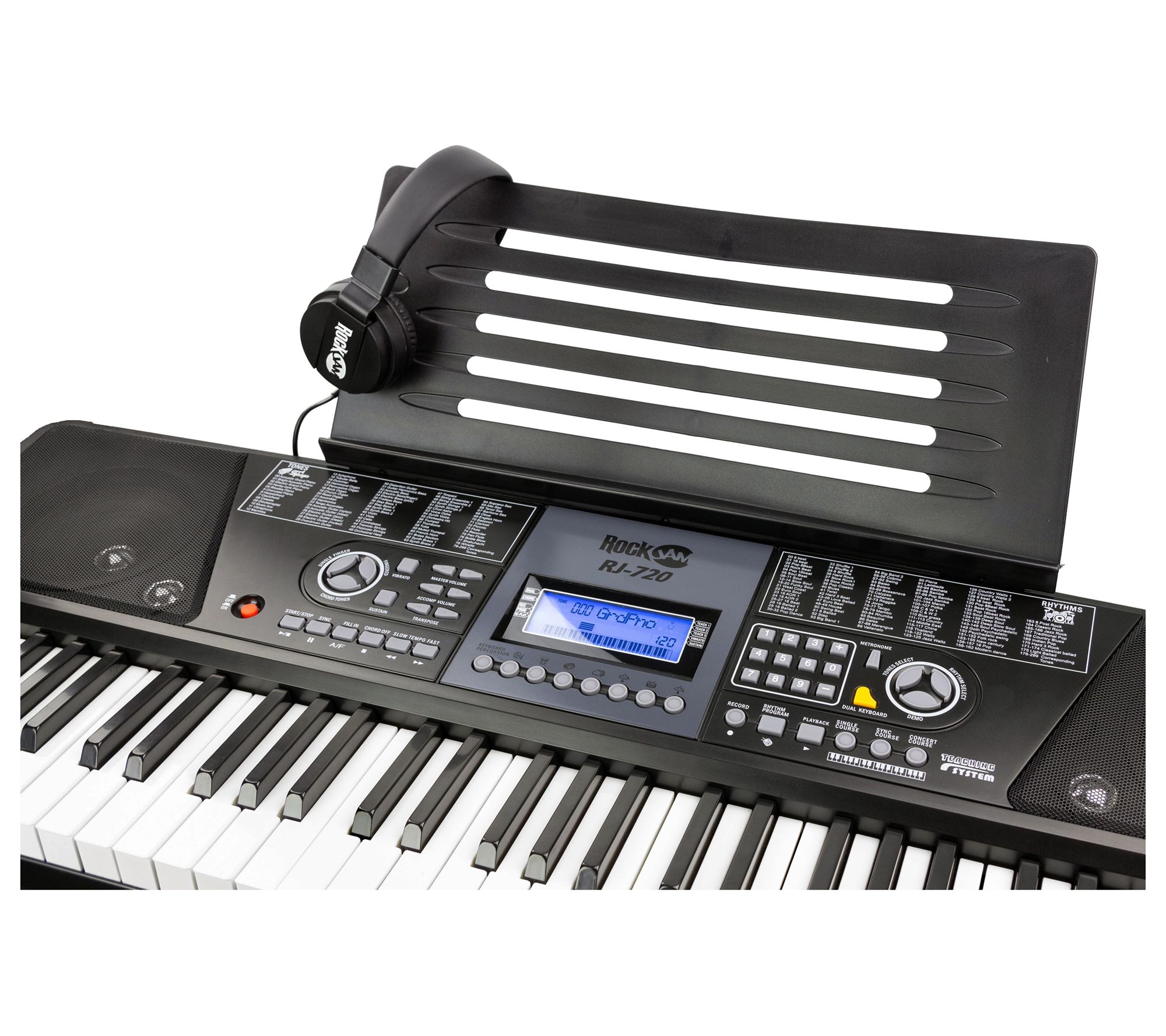 RockJam 61 Key Keyboard Piano With LCD Display Kit - musical instruments -  by owner - sale - craigslist