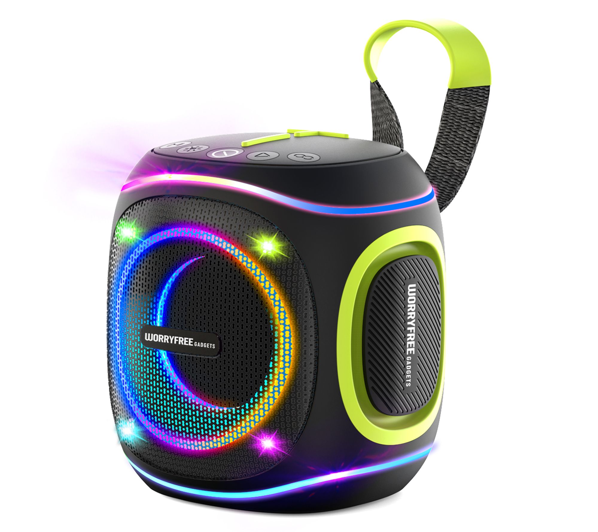 WorryFree Gadgets Series Party 220 Mini Speakerw/ RGB Lights