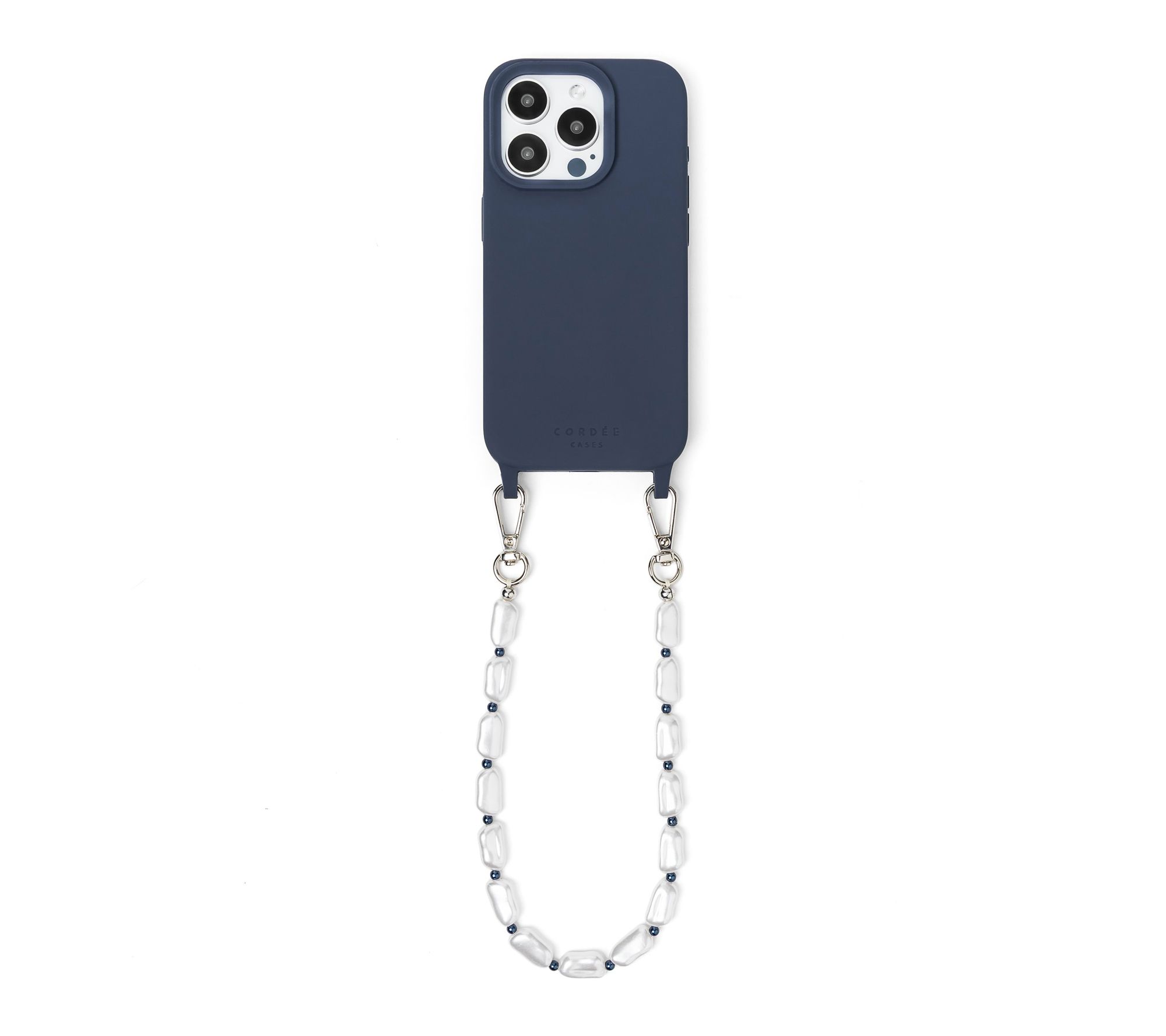Cordee Cases Pearl Phone Chain Set Midnight Blue