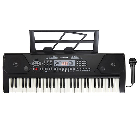 Memorex Electric Piano 54 Key Keyboardwith Microphone