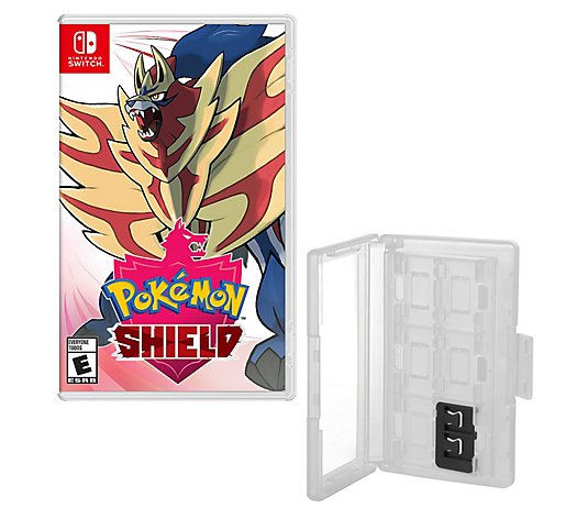 Nintendo Switch Pokemon Shield Game and GameCaddy