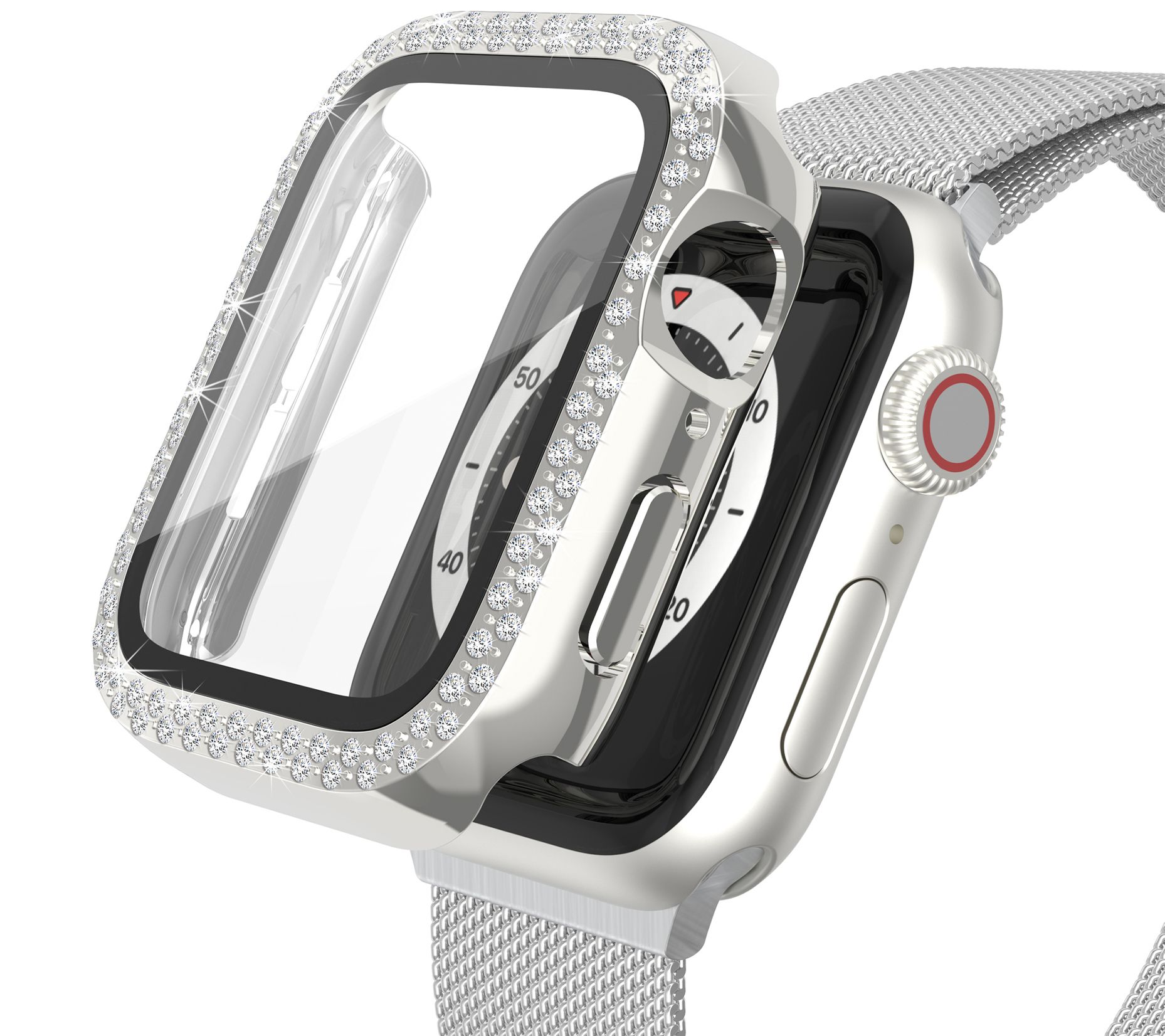 WorryFree Gadgets Apple Watch 41mm Bumper CasecreenProtector