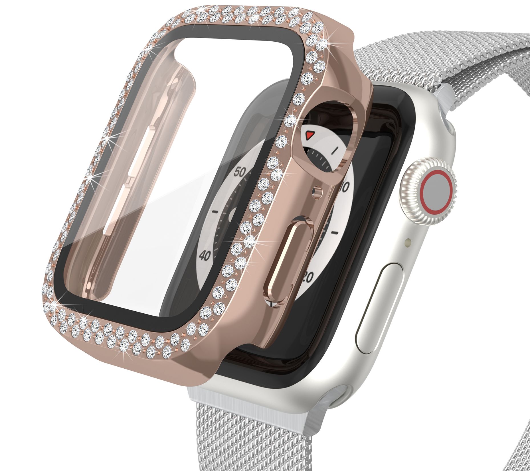 WorryFree Gadgets Apple Watch 41mm Bumper CasecreenProtector
