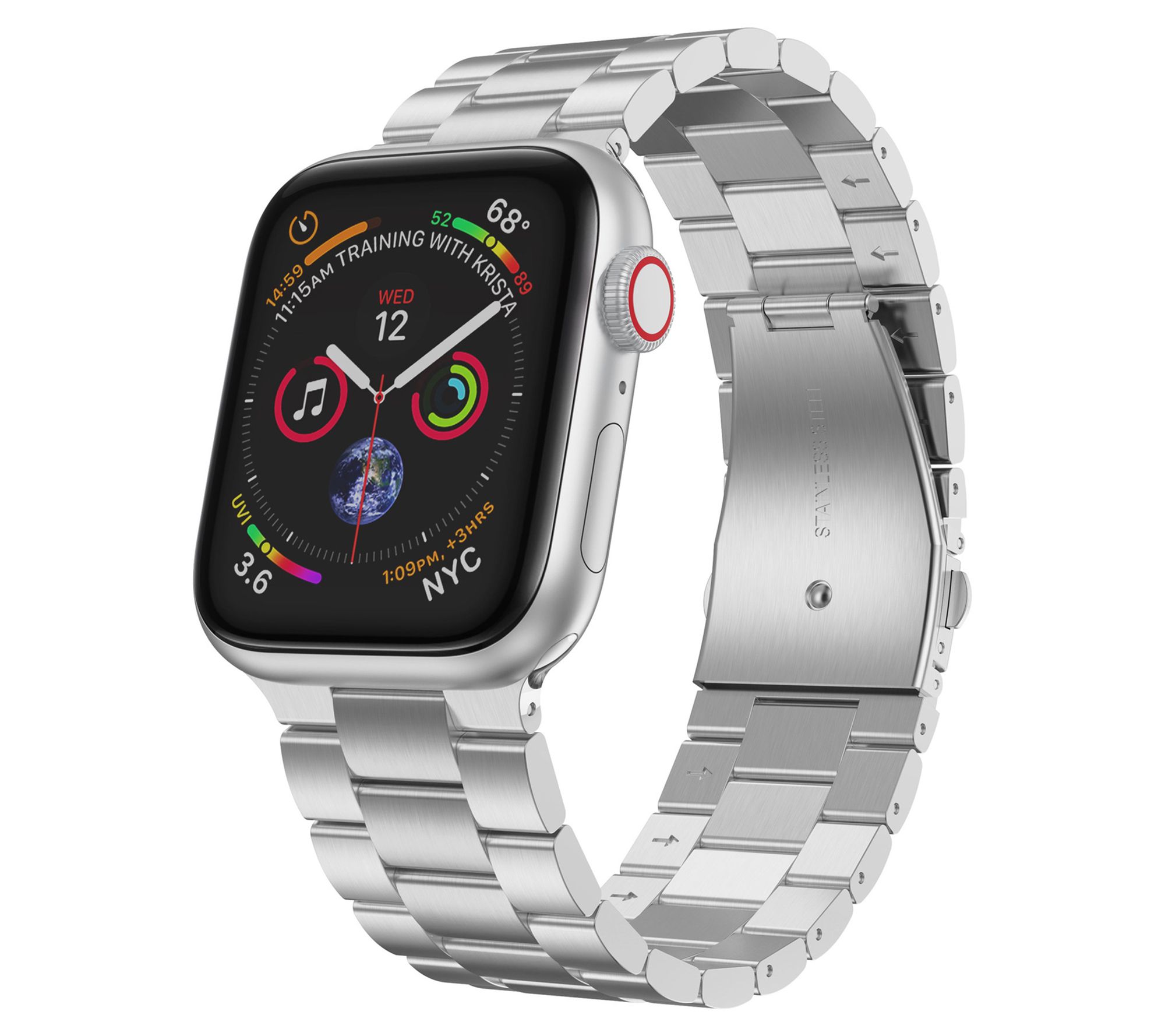 WorryFree Gadgets Apple Watch 41mm Stainless Steel Metal Band