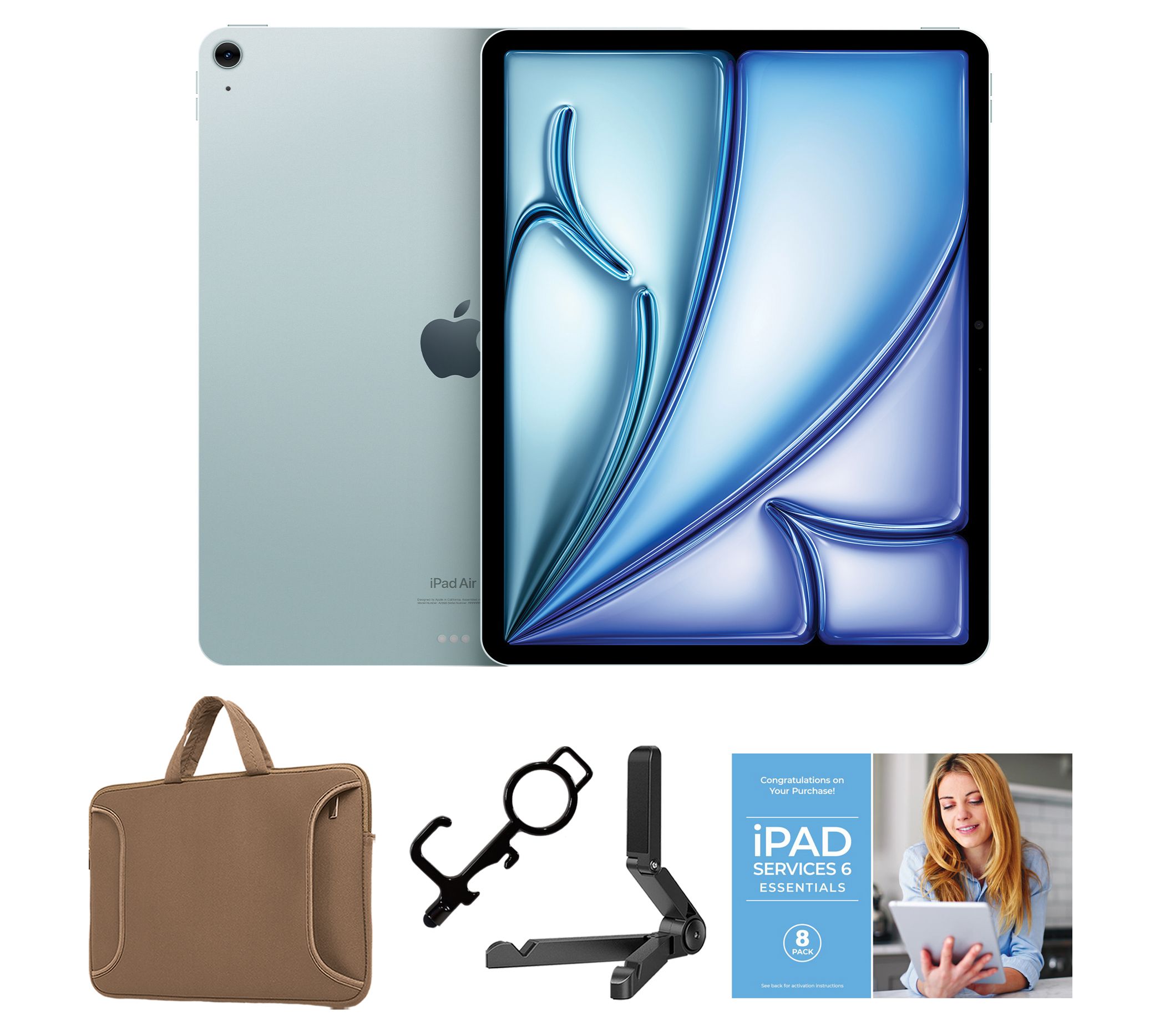 Apple iPad Air 13" M2 128GB Wi-Fi +Cellular Bundle