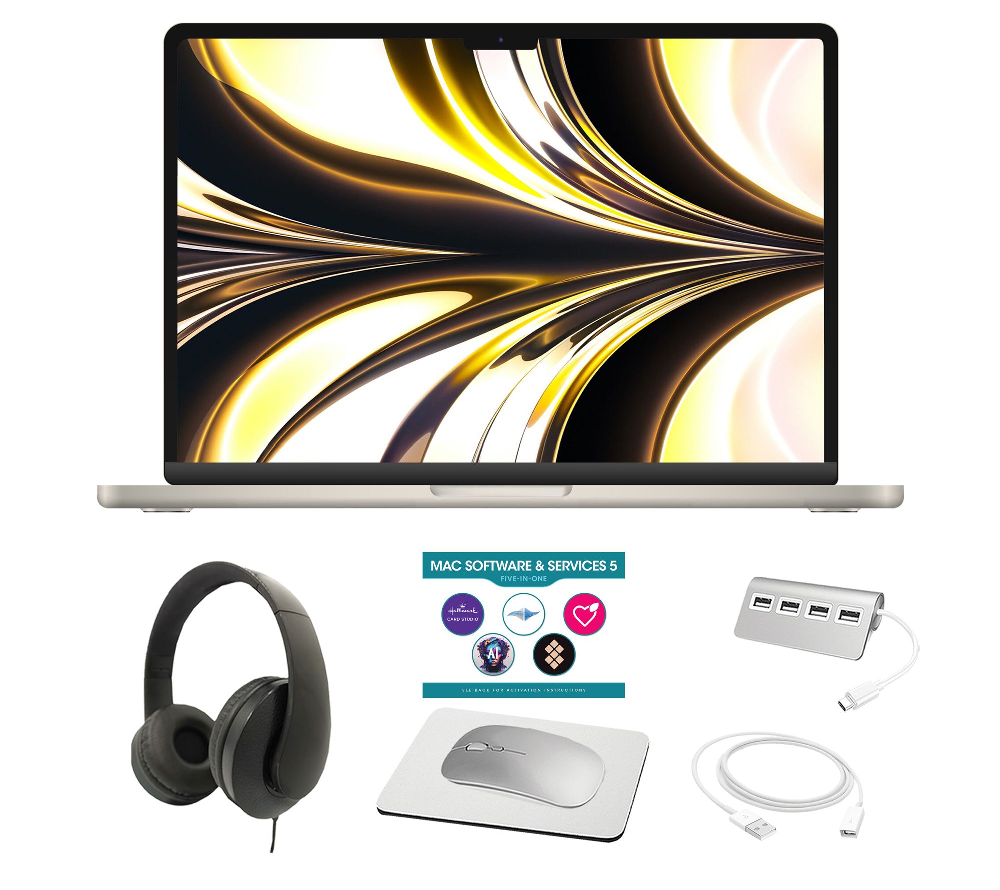 Apple Macbook Air 13" M2 256GB 16GB Bundle