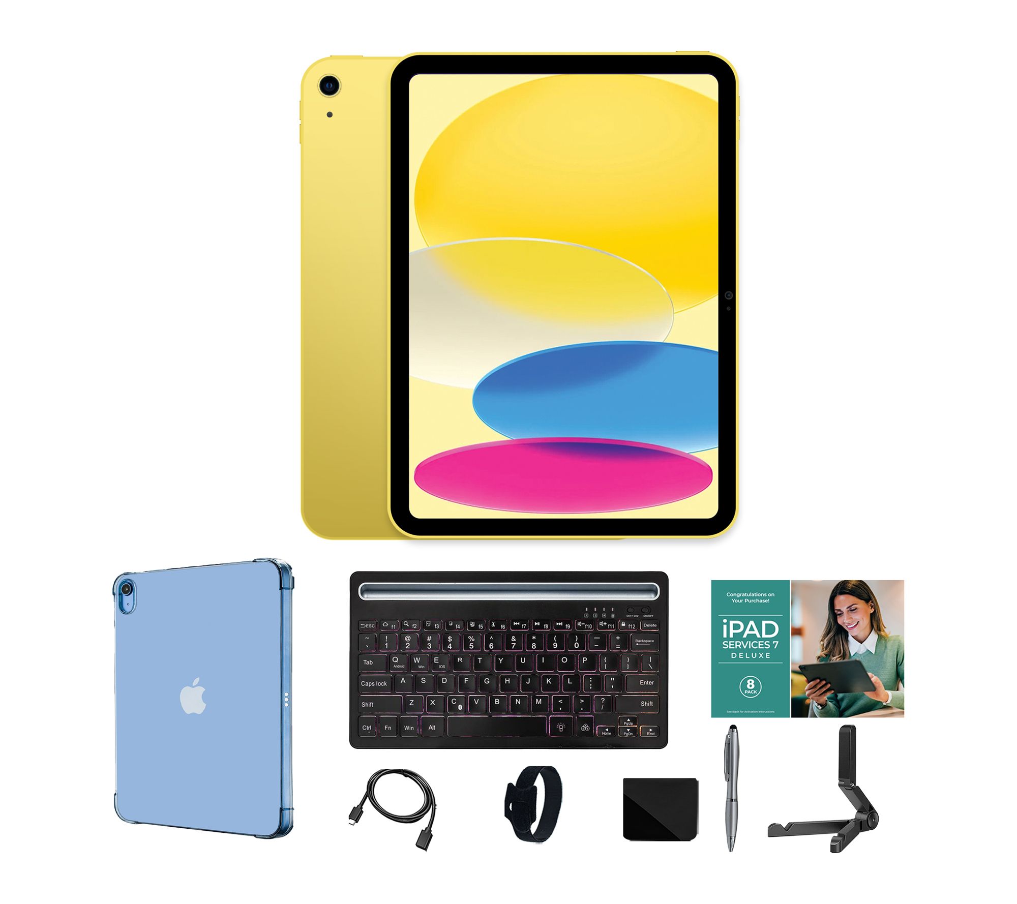 Apple iPad 11" 2025 A16 Wi-Fi 256GB with Keyboard and Accs.