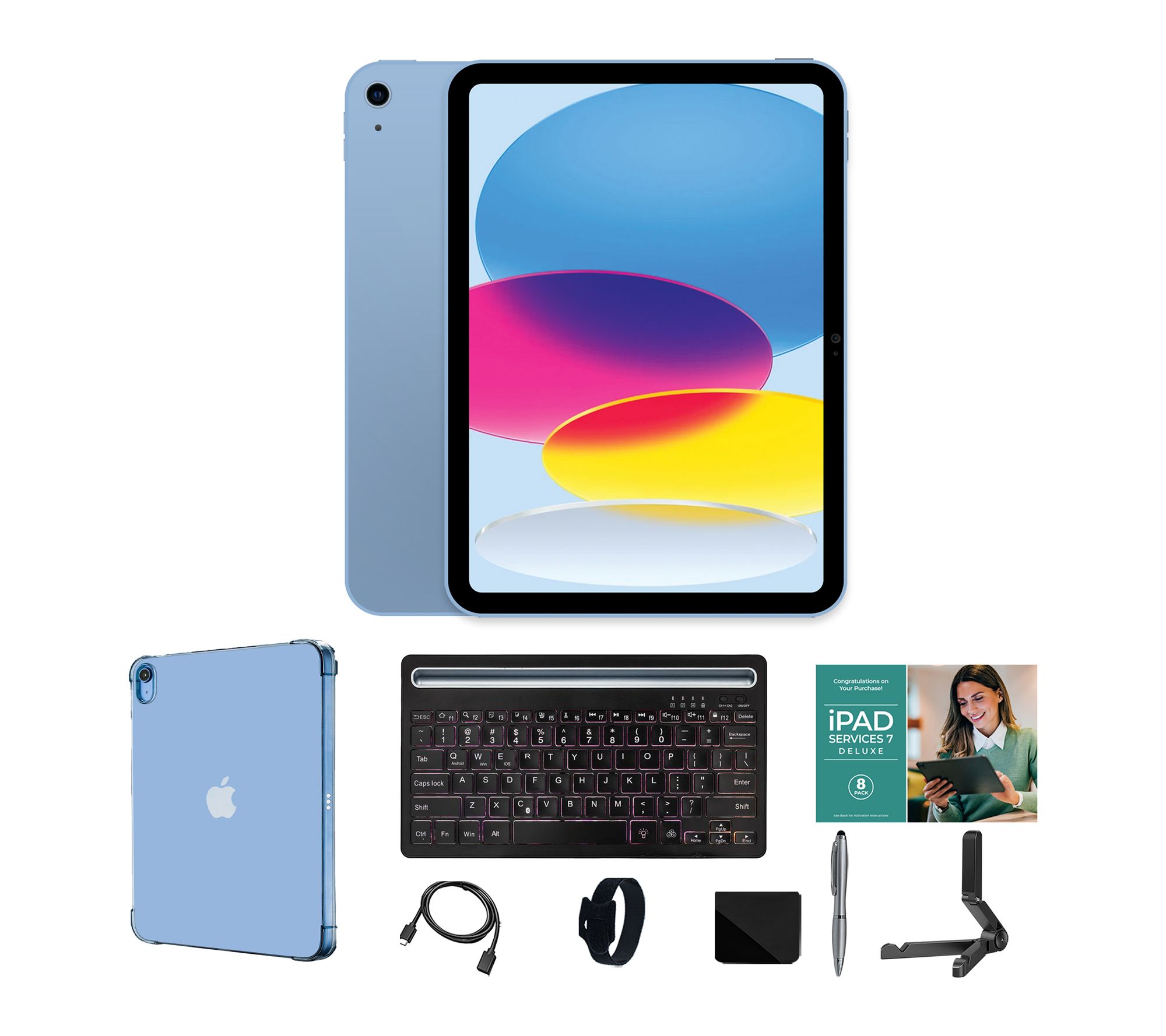 Apple iPad 11" 2025 A16 Wi-Fi 256GB with Keyboard and Accs.