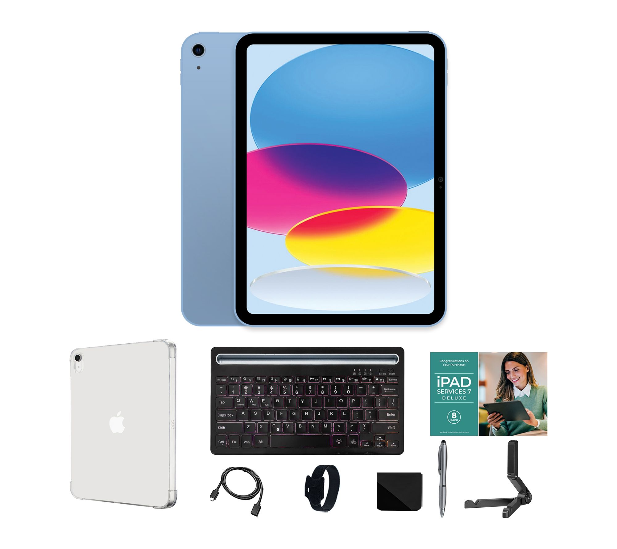 Apple iPad 11" 2025 A16 Wi-Fi 256GB with Keyboard and Accs.