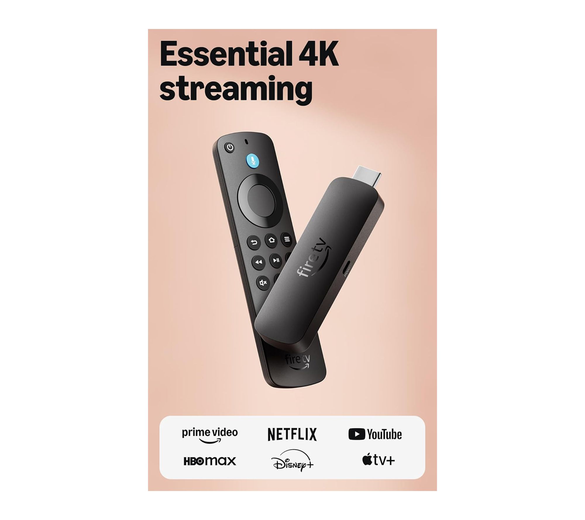 Amazon Fire TV Stick 4K Select with Alexa Voice Remote - QVC.com
