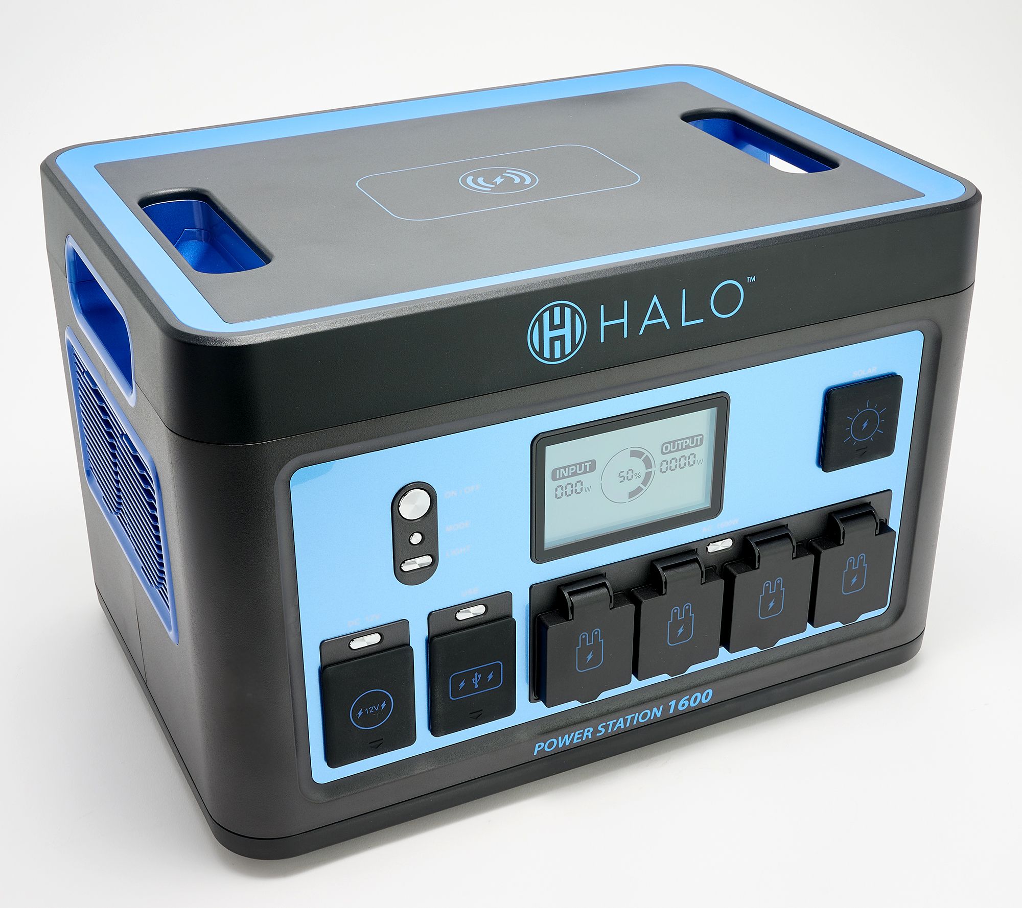 HALO 1600Wh Power Station with 11 Outlets and Wireless Charging Pad