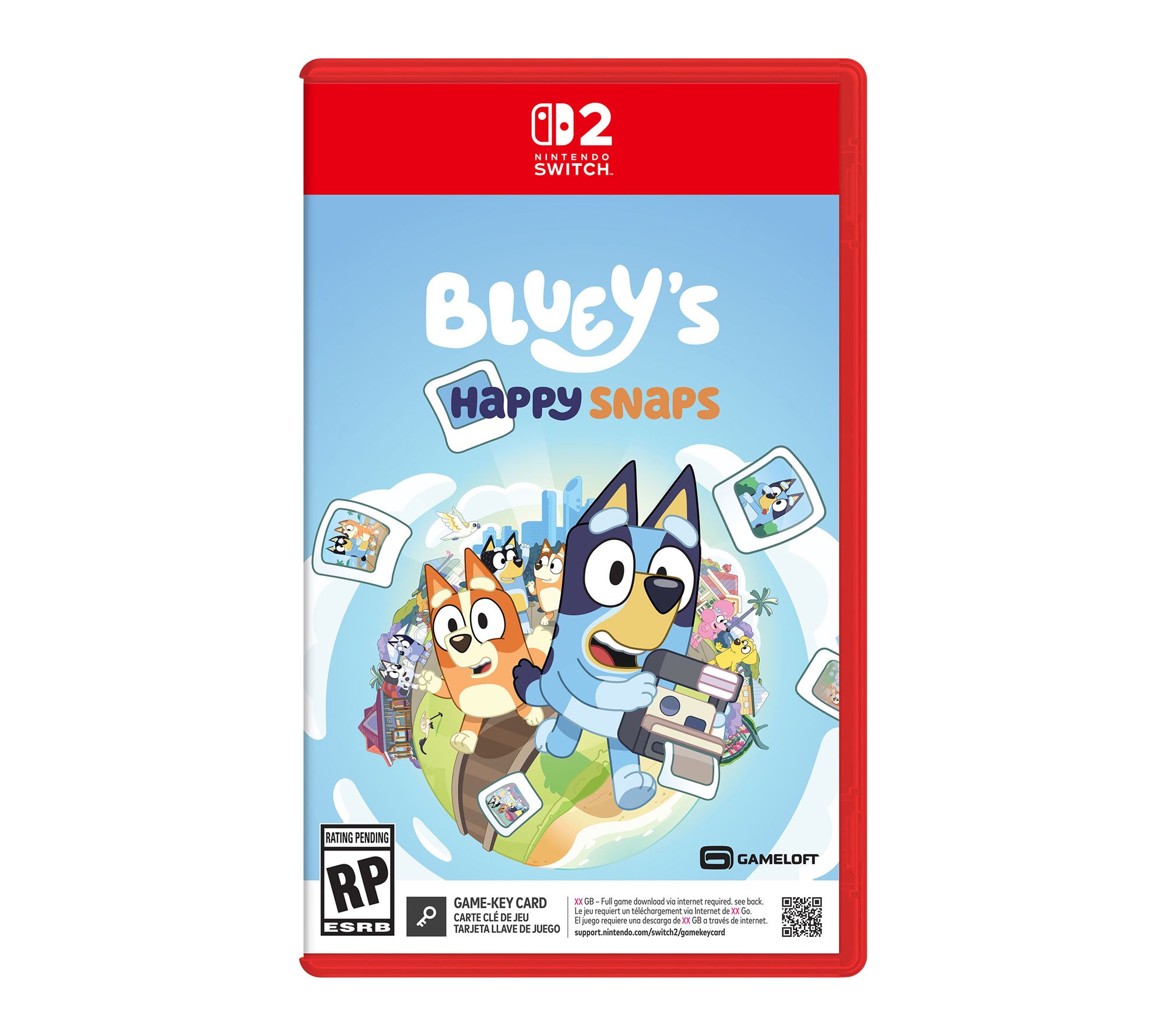Bluey's Happy Snaps (Game Key Card) Nintendo Switch 2