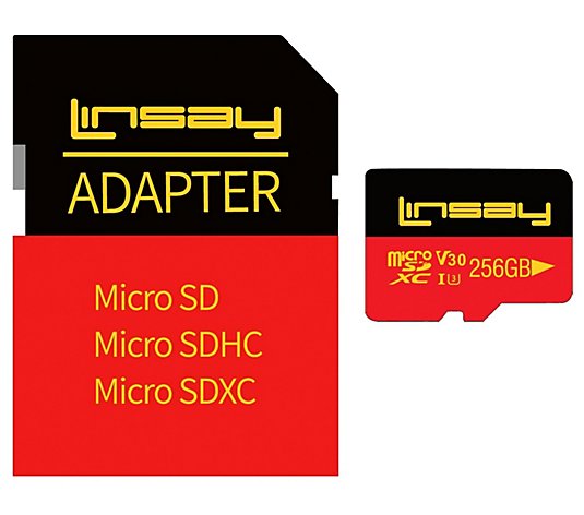 Linsay Super Pro 256GB MicroSD Card