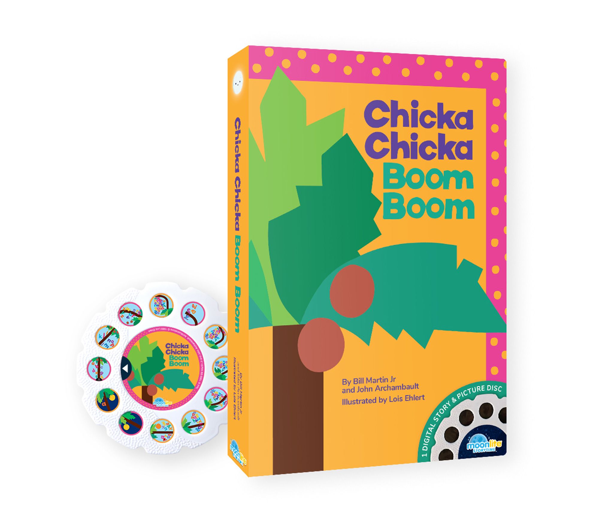 Moonlite Storytime Chicka Chicka Boom Boom Storybook Projector - QVC.com