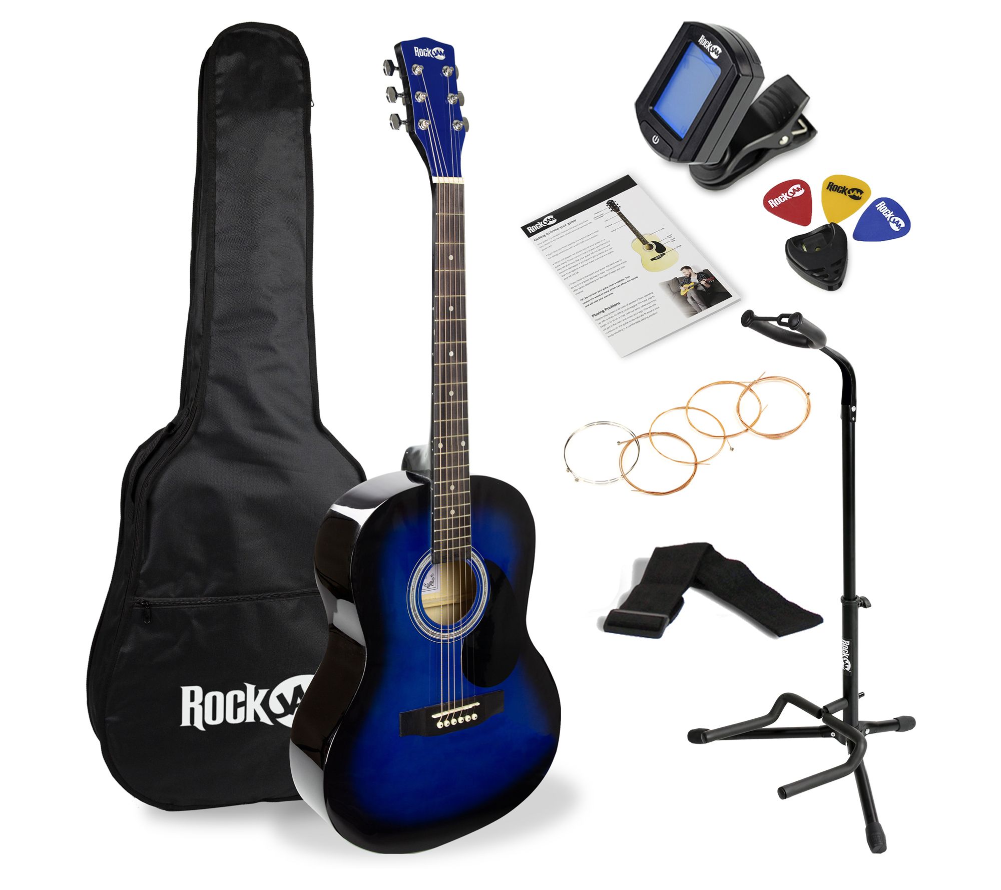 RockJam Acoustic Guitar Super Kit