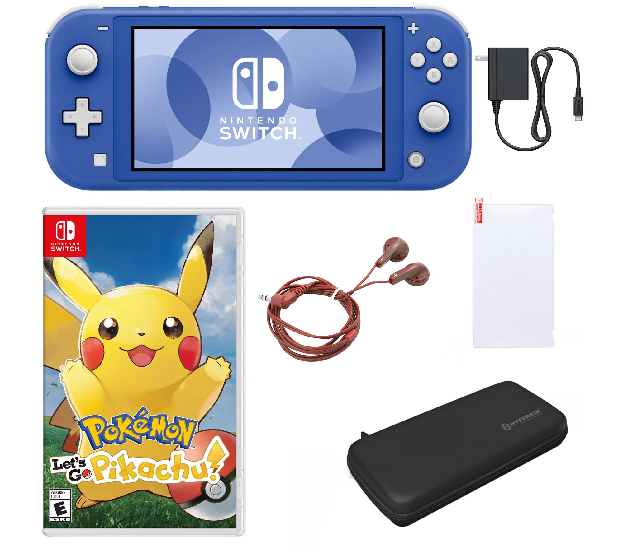 Nintendo Switch Lite With Let S Go Pikachu Accessories Qvc Com